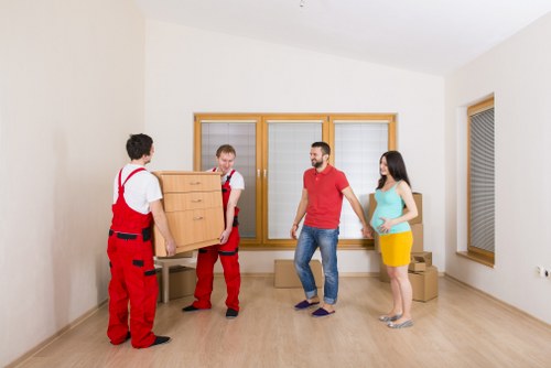 Large removal truck used for flat and office moves
