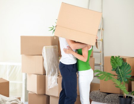 Office furniture and equipment prepared for a commercial move in Elephant and Castle