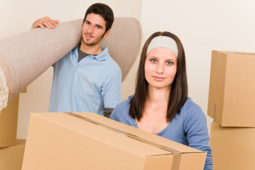 Local moving team handling furniture transport near Elephant and Castle